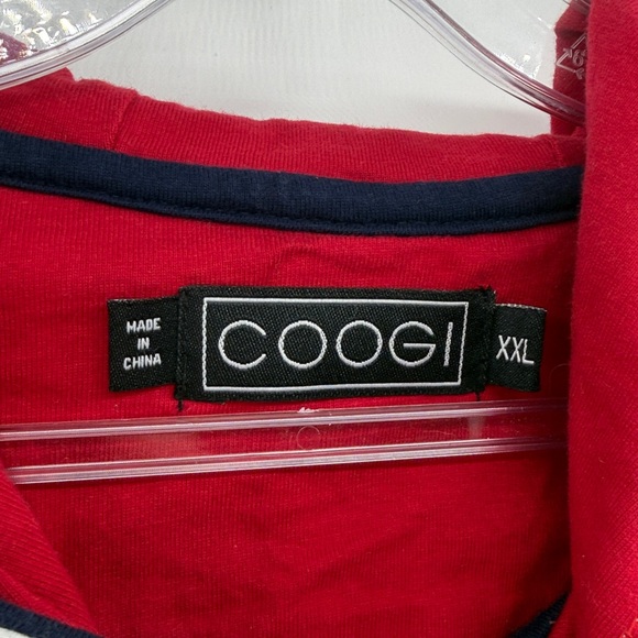 Coogi Men's Short Sleeve Button Down Hooded Shirt - White - XXL - Picture 4 of 9